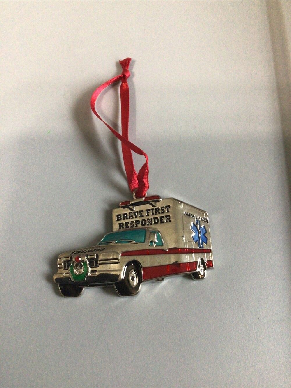 Brave First Responder‎ Christmas Ornament Regent Square Studio Design Ambulance